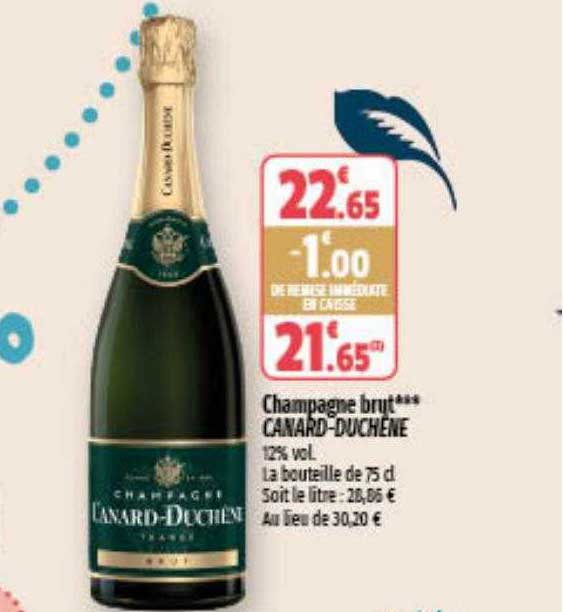 champagne brut canard-duchène