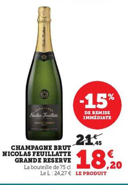 champagne brut nicolas feuillatte grande reserve