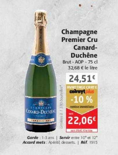 champagne premier cru canard-duchêne