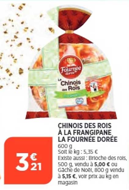 chinois des rois à la frangipane la fournée dorée