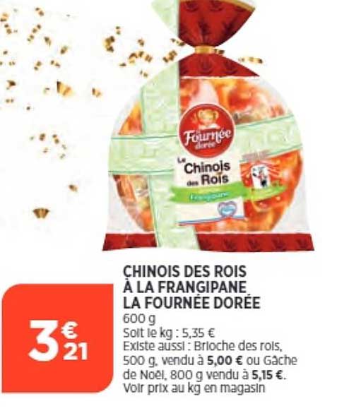 chinois des rois à la frangipane la fournée dorée