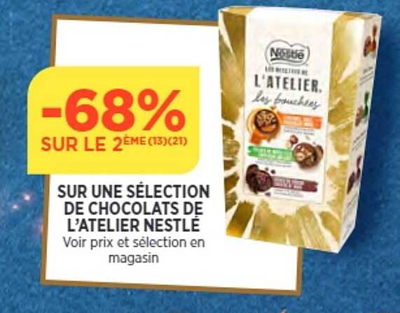 chocolats de l'atelier nestlé