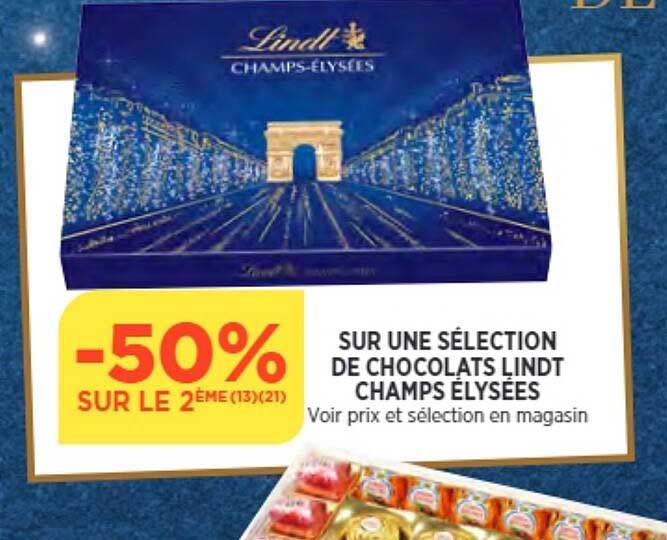 chocolats lindt champs élysées