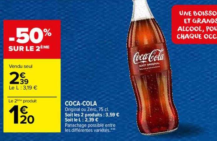 coca-cola original ou zéro