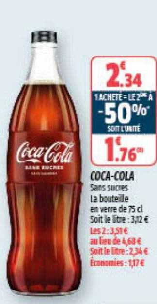 coca-cola sans sucres