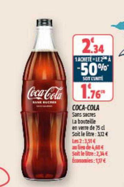 coca-cola sans sucres