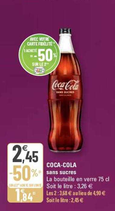 coca-cola sans sucres