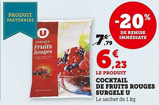 Cocktail De Fruits Rouges Surgelé U