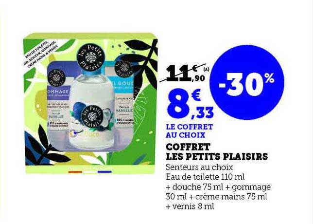 coffret les petits plaisirs