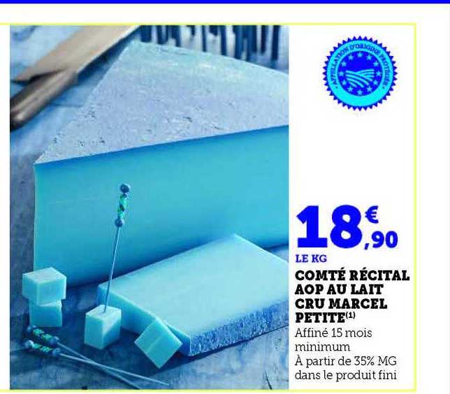 Comté Récital Aop Au Lait Cru Marcel Petite
