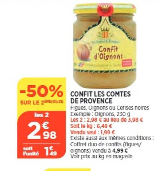confit les comtes de provence