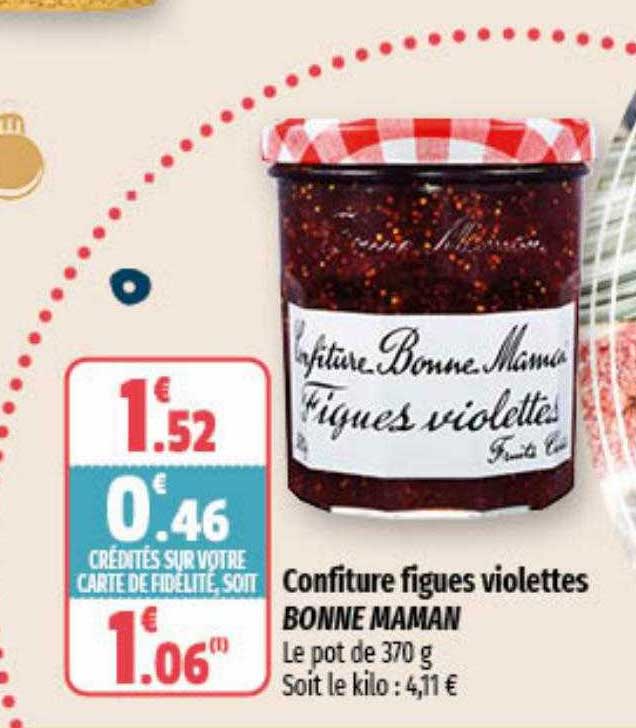 confiture figues violettes bonne maman