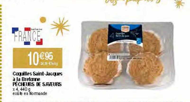 Coquilles Saint-jacques à La Bretonne Pêcheurs De Saveurs