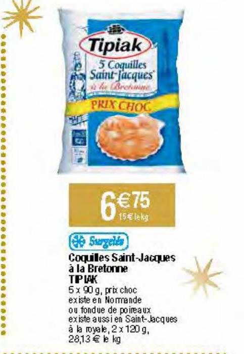 coquilles saint-jacques à la bretonne tipiak