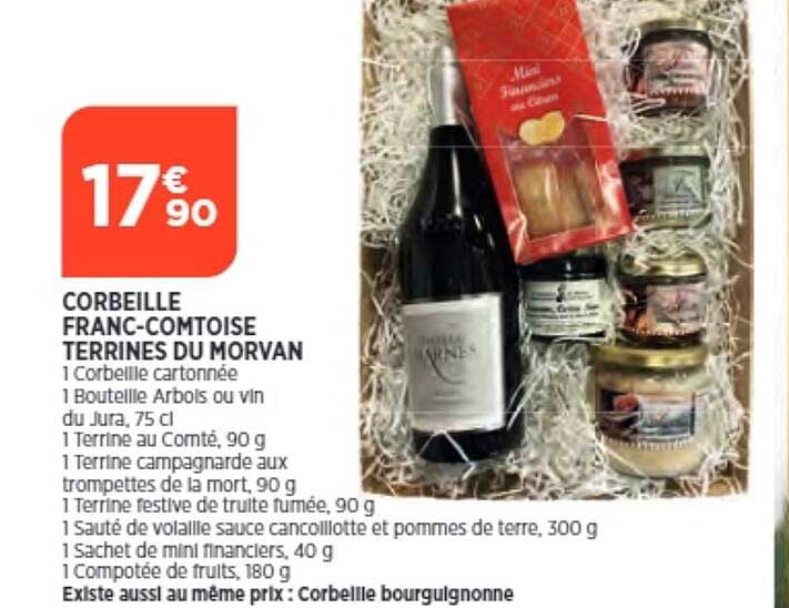 corbeille franc-comtoise terrines du morvan