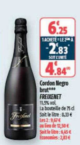 cordon negro brut freixenet