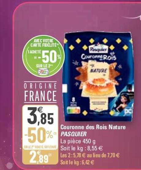 couronne des rois nature pasquier