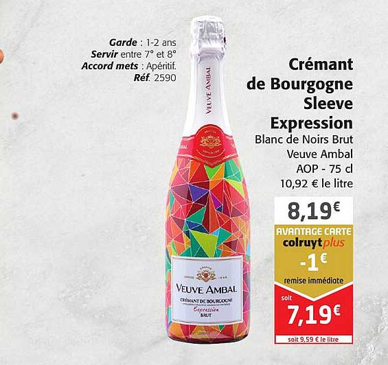 crémant de bourgogne sleeve expression