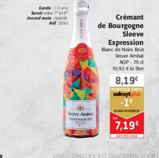 crémant de bourgogne sleeve expression