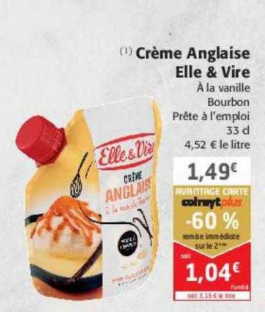 Crème Anglaise Elle & Vire