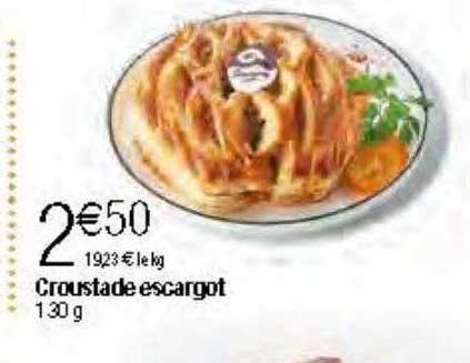 Croustade Escargot