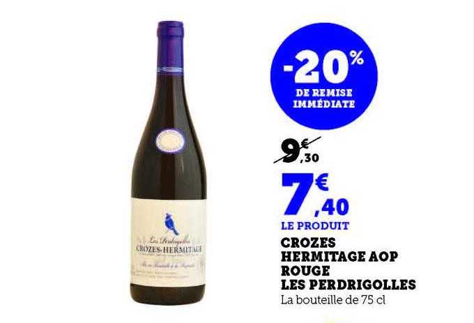 crozes hermitage aop rouge les perdrigolles