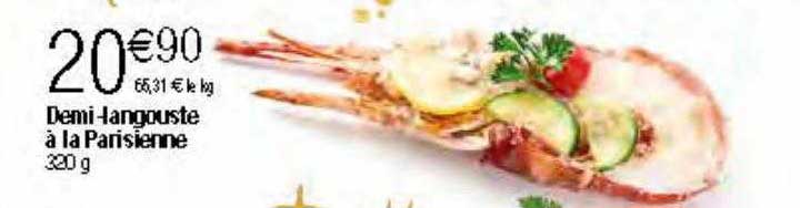 demi-langouste à la parisienne