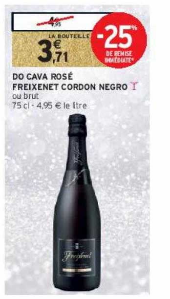 do cava rosé freixenet cordon negro