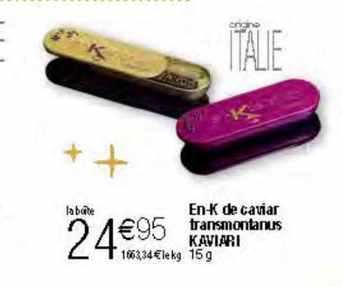 en-k de caviar transmontanus kaviari