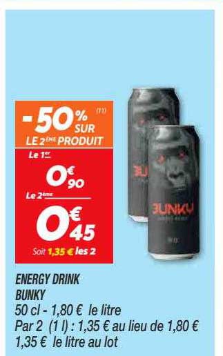 energy drink bunky