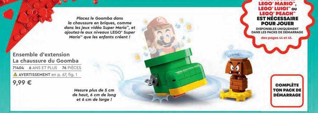 ensemble d'extension la chaussure du goomba