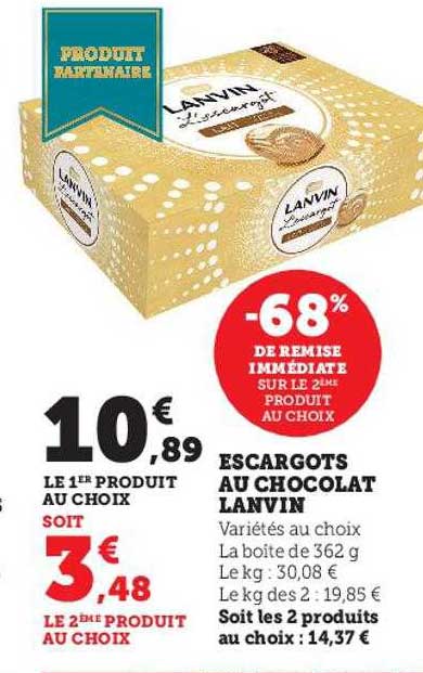 Escargots Au Chocolat Lanvin