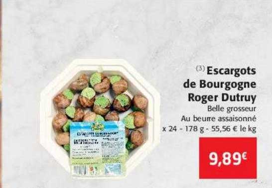 escargots de bourgogne roger dutruy