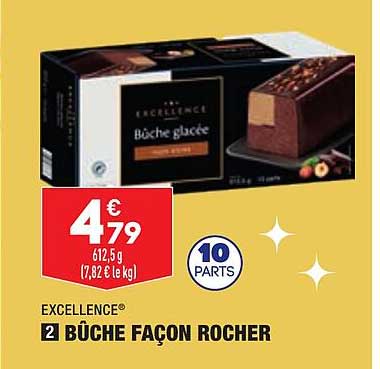 escellence bûche façon rocher