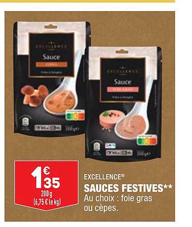 excellence sauces festives