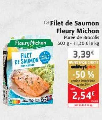 filet de saumon fleury michon