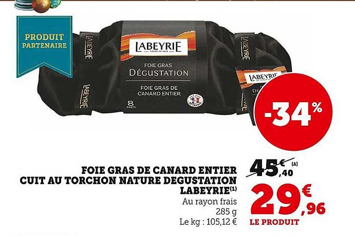 Foie Gras De Canard Entier Cuit Au Torchon Nature Dégustation Labeyrie