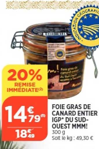 foie gras de canard entier igp du sud-ouest mmm!