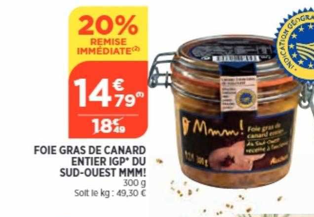 foie gras de canard entier igp du sud-ouest mmm!
