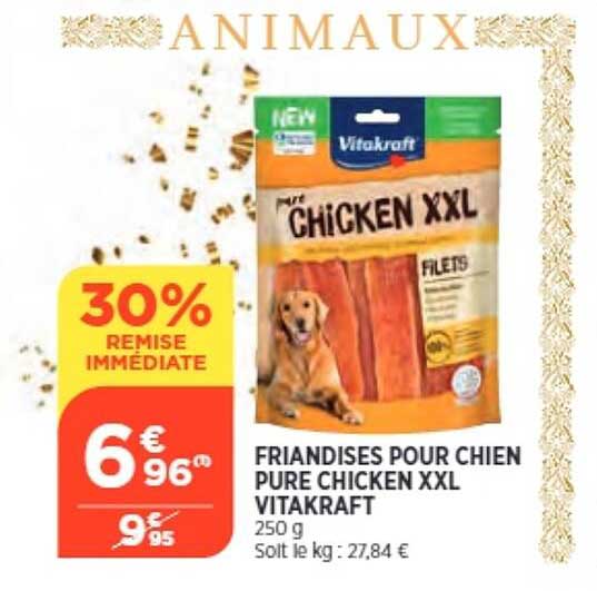 friandises pour chien pur chicken XXL vitakraft