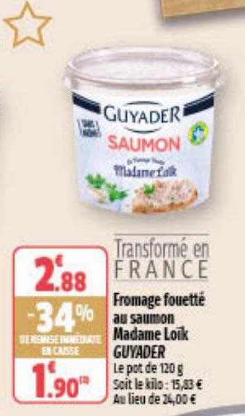 fromage fouetté au saumon madame loïk guyader