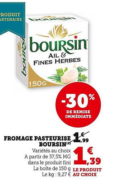 Fromage Pasteurisé Boursin