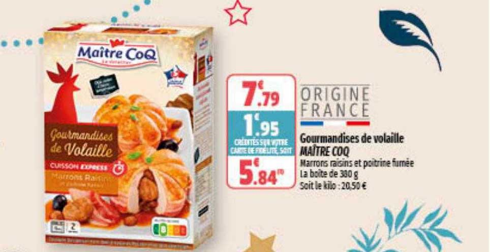 Gourmandises De Volaille Maître Coq