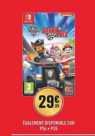 grand prix paw patrol ps4, ps5