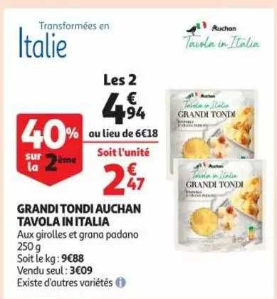 grandi tondi auchan tavola in italia