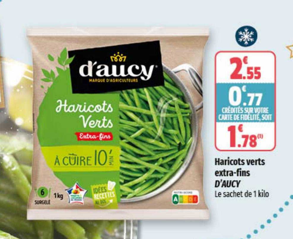 haricots verts extra-fins d'aucy