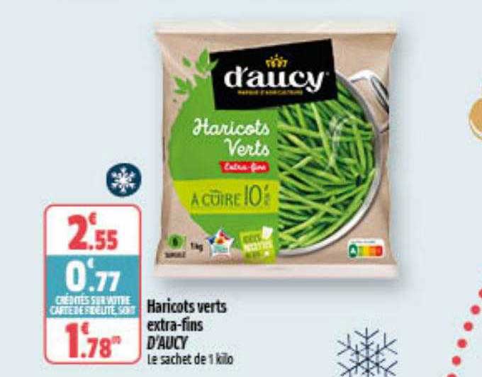 haricots verts extra-fins d'aucy