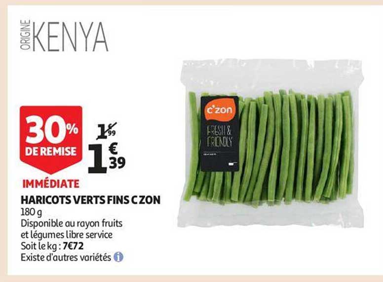 haricots verts fins c zon