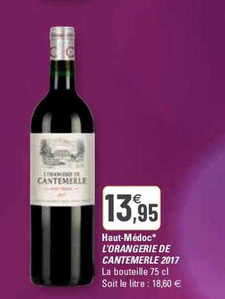 haut-médoc l'orangerie de cantemerle 2017