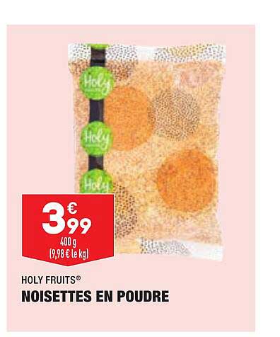 holy fruits noisettes en poudre